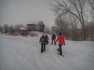 Snowshowing at Long Point Eco Adventures