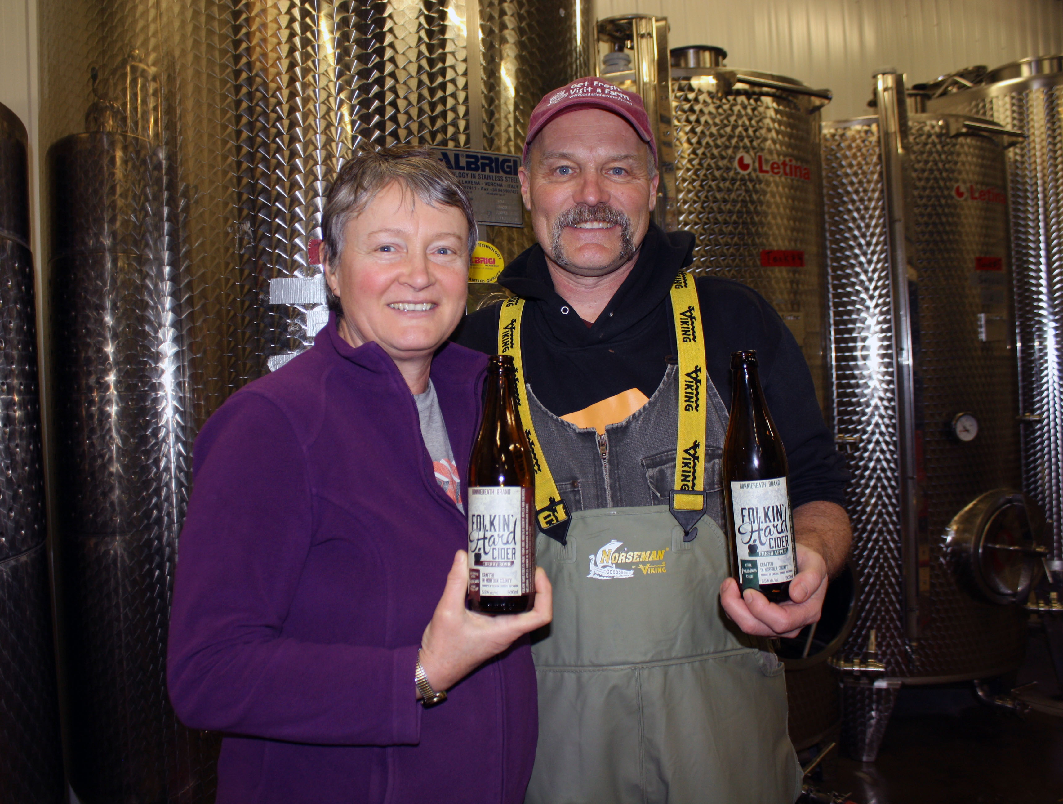 Bonnieheath Estate Lavender and Winery owners Anita and Steve Buehner